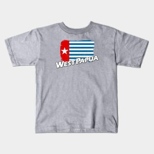 West Papua flag Kids T-Shirt